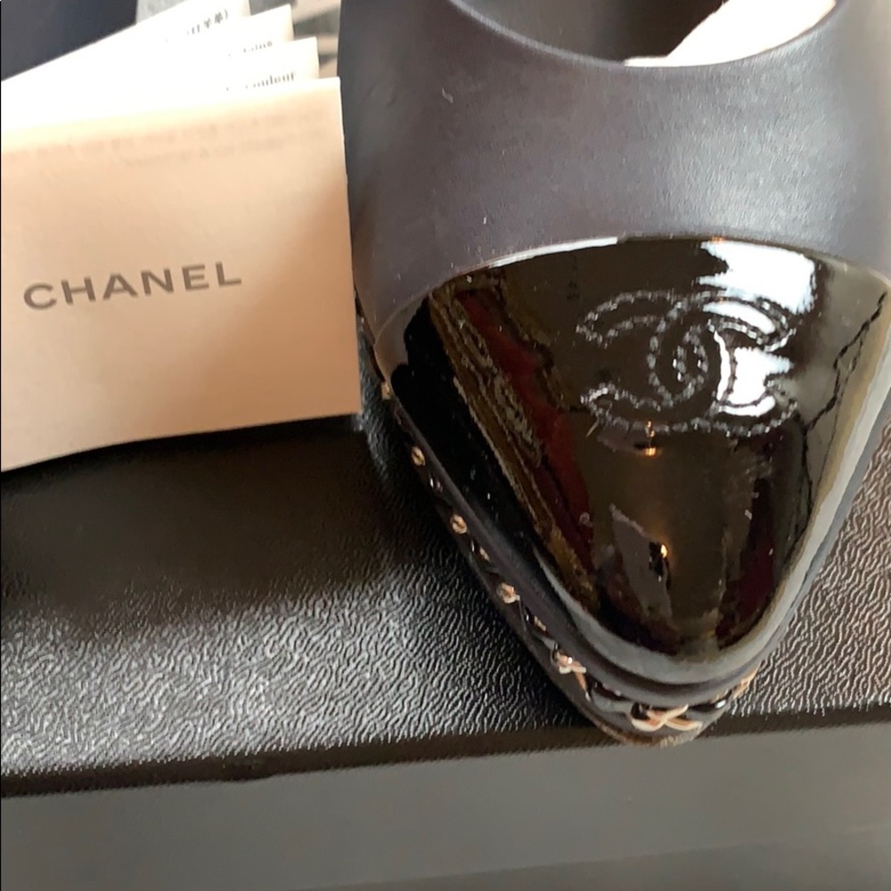 Chanel shoes pumps lampskin - Picture 8 of 8